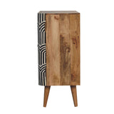 Edessa Bone Inlay Cabinet NOVEX FURNITURES
