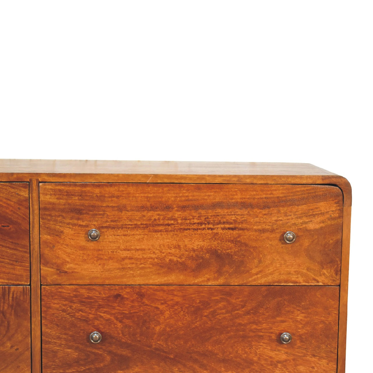 Large Curved Chestnut Chest NOVEX FURNITURES