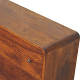 Large Curved Chestnut Chest NOVEX FURNITURES