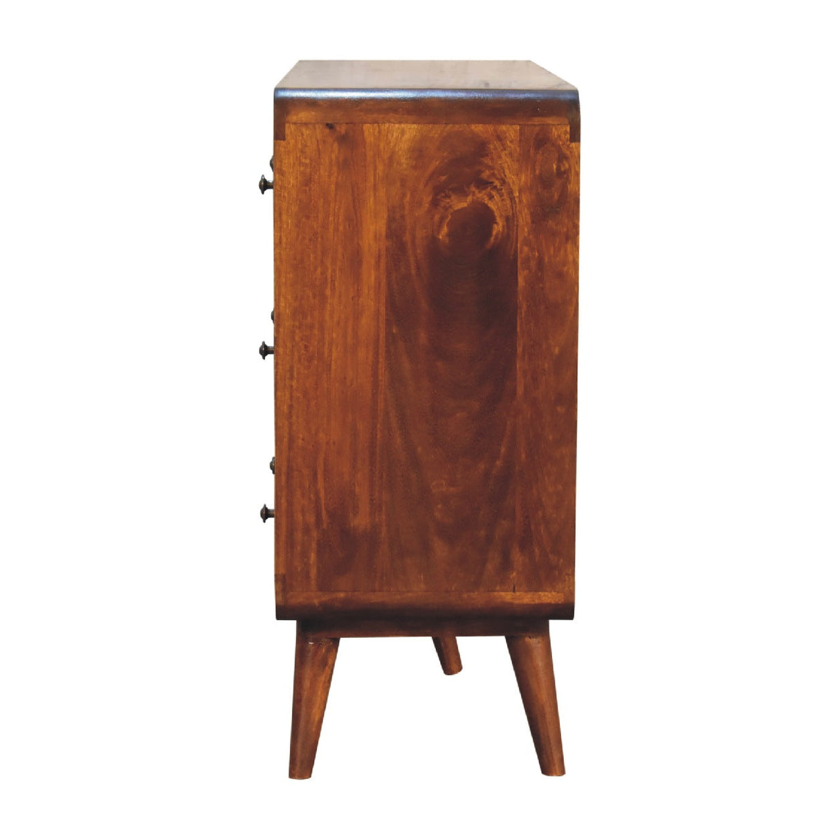 Large Curved Chestnut Chest NOVEX FURNITURES