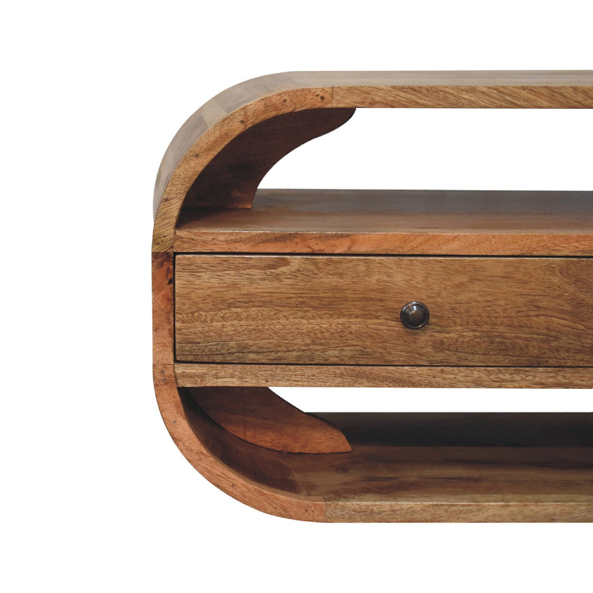 2 Drawer Curved Edge Media Unit NOVEX FURNITURES