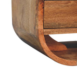 2 Drawer Curved Edge Media Unit NOVEX FURNITURES