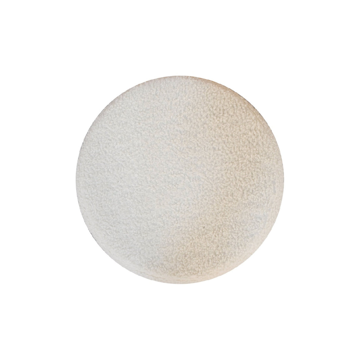 Cream Boucle Petite Footstool NOVEX FURNITURES