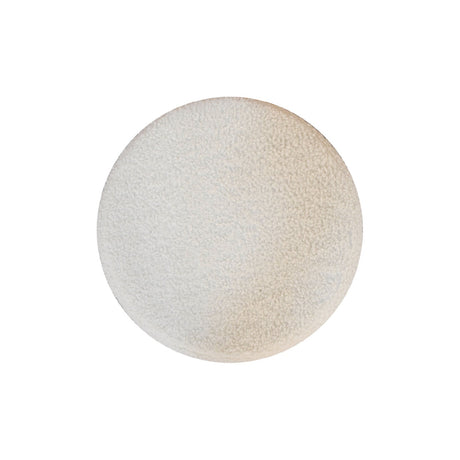 Cream Boucle Petite Footstool NOVEX FURNITURES