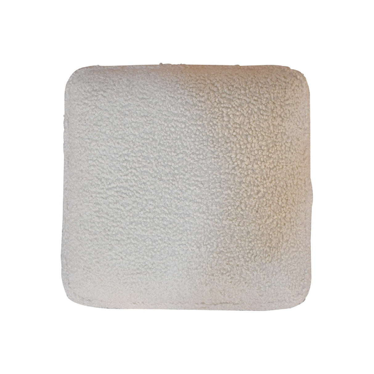 Cream Boucle Squoval Bench NOVEX FURNITURES