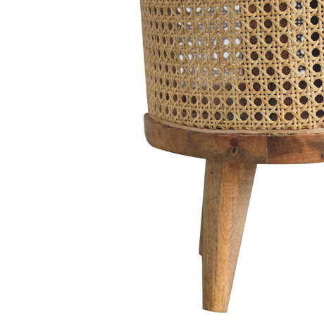 Cream Boucle Larissa Footstool NOVEX FURNITURES