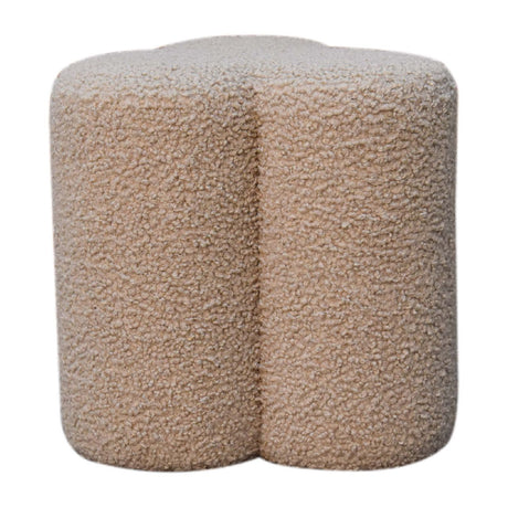 Mud Boucle Clover Footstool NOVEX FURNITURES