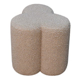 Mud Boucle Clover Footstool NOVEX FURNITURES
