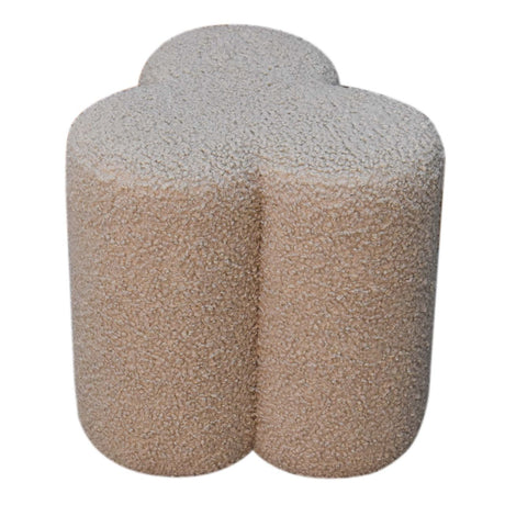 Mud Boucle Clover Footstool NOVEX FURNITURES