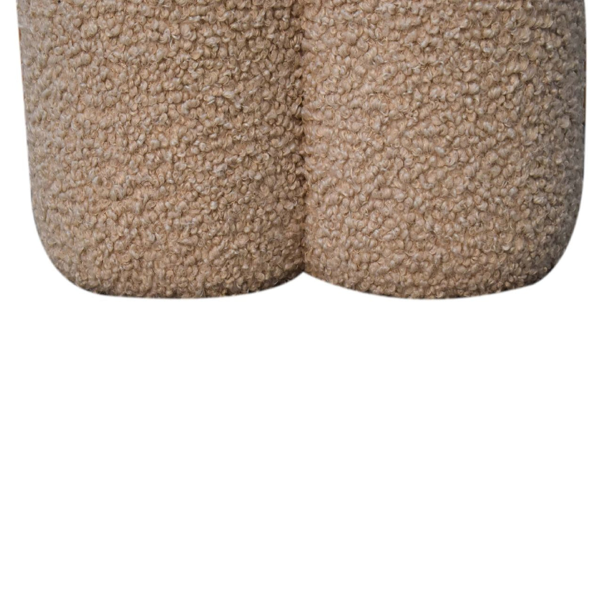 Mud Boucle Clover Footstool NOVEX FURNITURES