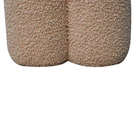 Mud Boucle Clover Footstool NOVEX FURNITURES