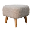 Mud Boucle Triangle Footstool NOVEX FURNITURES