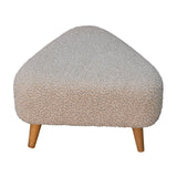 Mud Boucle Triangle Footstool NOVEX FURNITURES