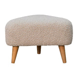 Mud Boucle Triangle Footstool NOVEX FURNITURES
