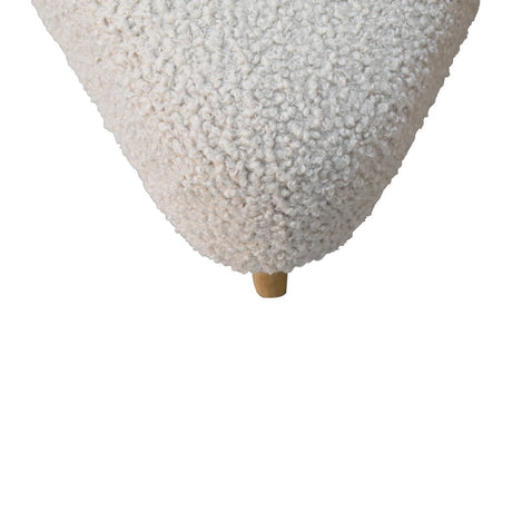 Mud Boucle Triangle Footstool NOVEX FURNITURES