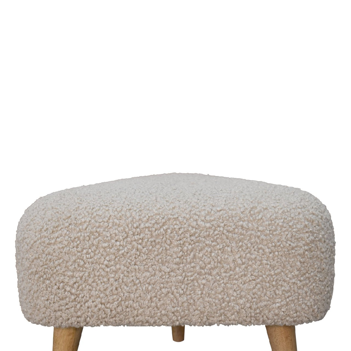 Mud Boucle Triangle Footstool NOVEX FURNITURES