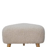 Mud Boucle Triangle Footstool NOVEX FURNITURES