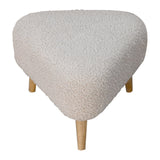 Mud Boucle Triangle Footstool NOVEX FURNITURES