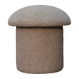 Mud Boucle Mushroom Footstool NOVEX FURNITURES