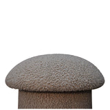 Mud Boucle Mushroom Footstool NOVEX FURNITURES