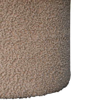 Mud Boucle Mushroom Footstool NOVEX FURNITURES