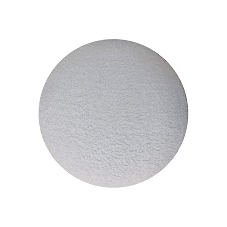 White Boucle Mushroom Footstool NOVEX FURNITURES