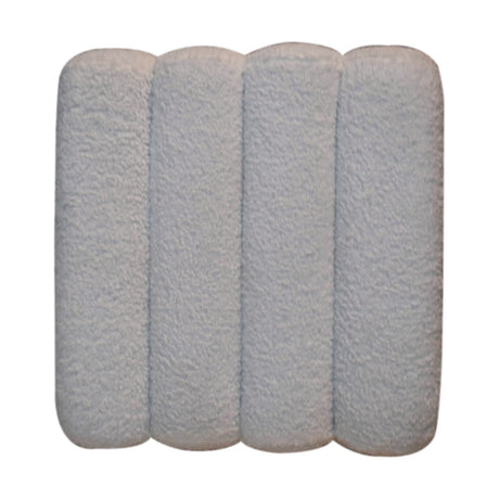 White Wavy Boucle Footstool NOVEX FURNITURES