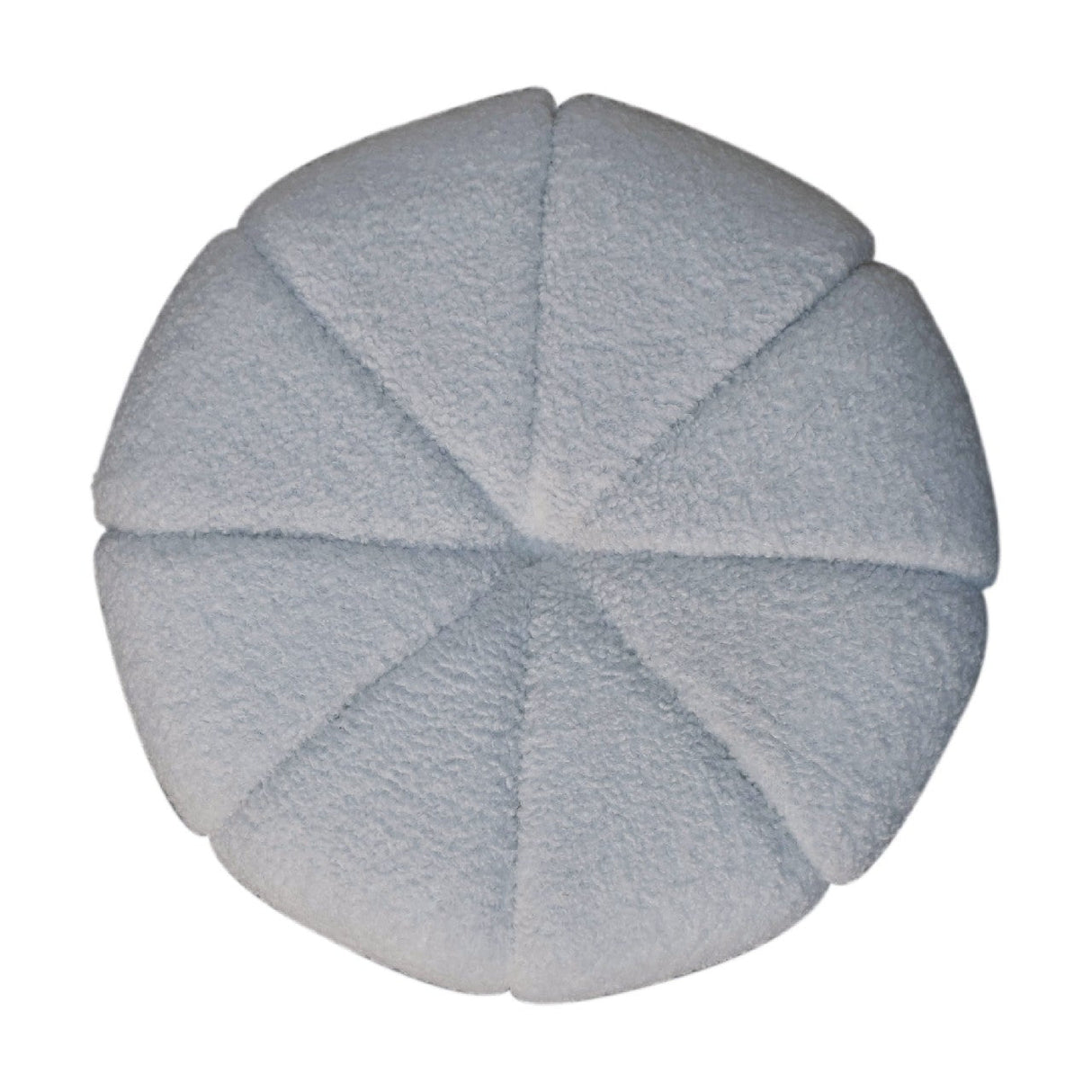 White Boucle Circus Footstool NOVEX FURNITURES