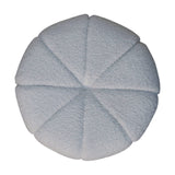 White Boucle Circus Footstool NOVEX FURNITURES