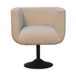 Cream Boucle Swivel Chair NOVEX FURNITURES