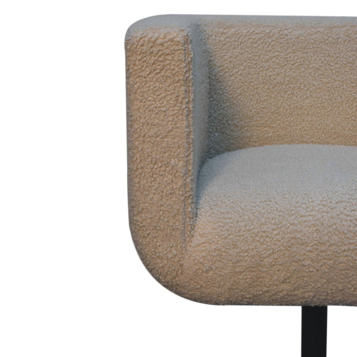 Cream Boucle Swivel Chair NOVEX FURNITURES