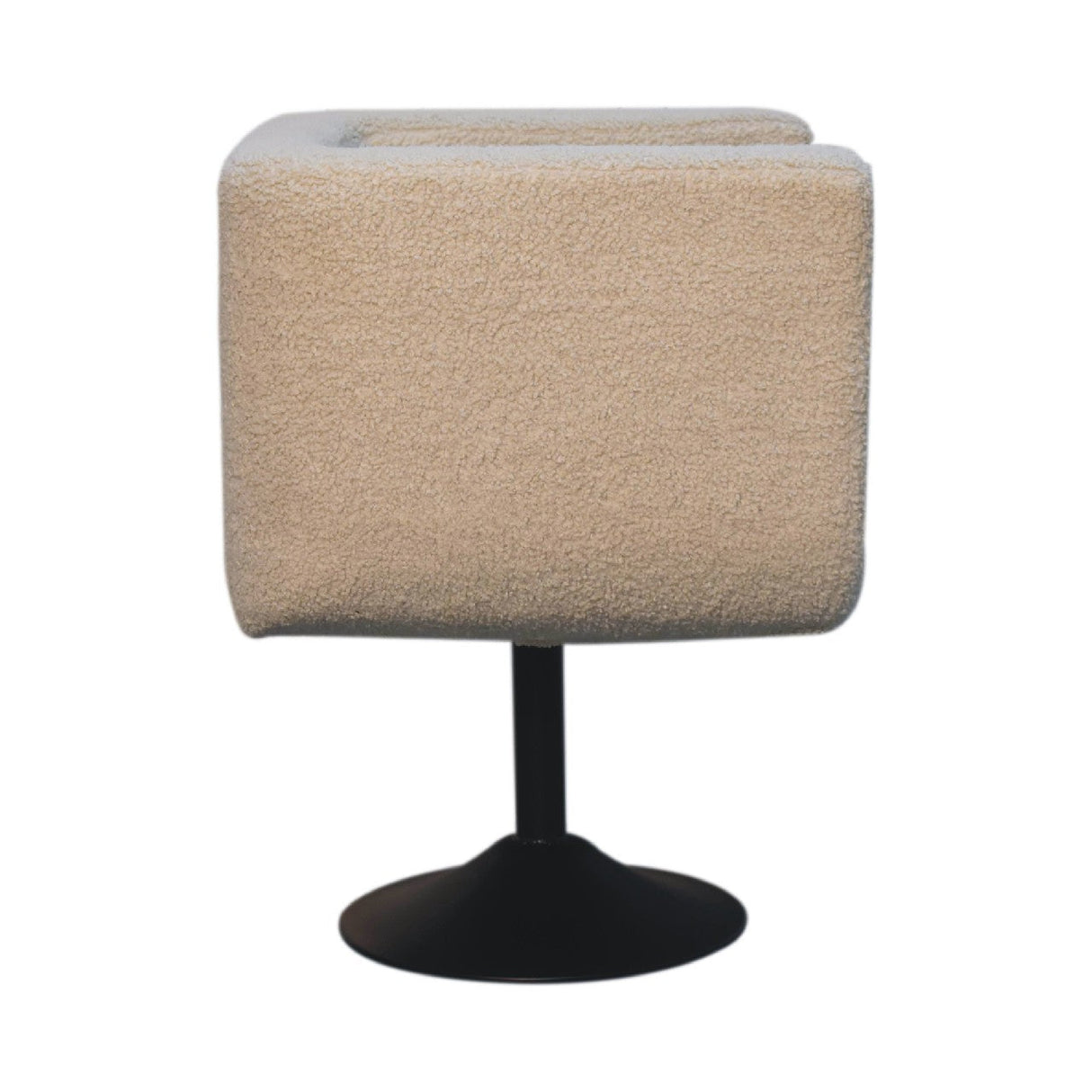 Cream Boucle Swivel Chair NOVEX FURNITURES