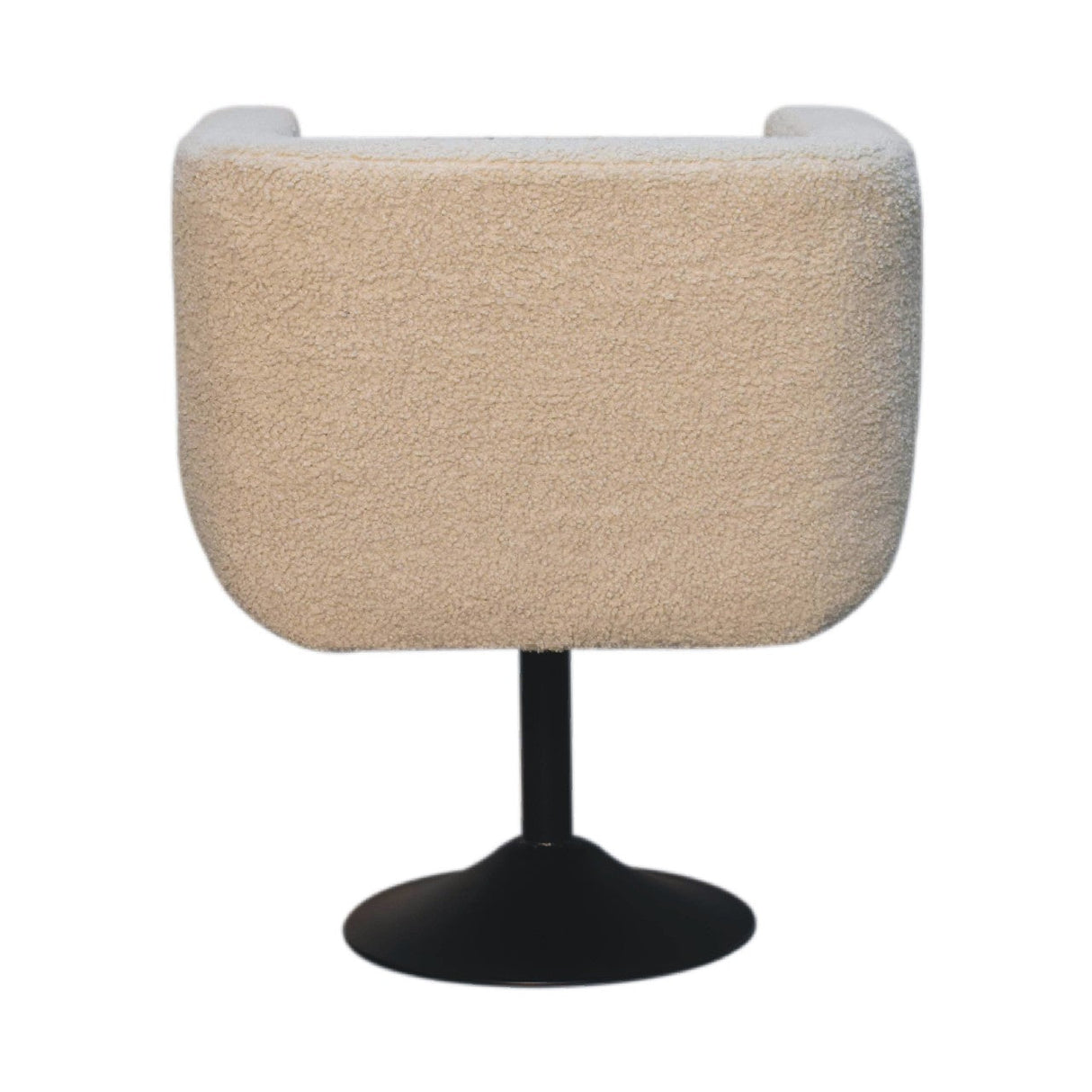 Cream Boucle Swivel Chair NOVEX FURNITURES