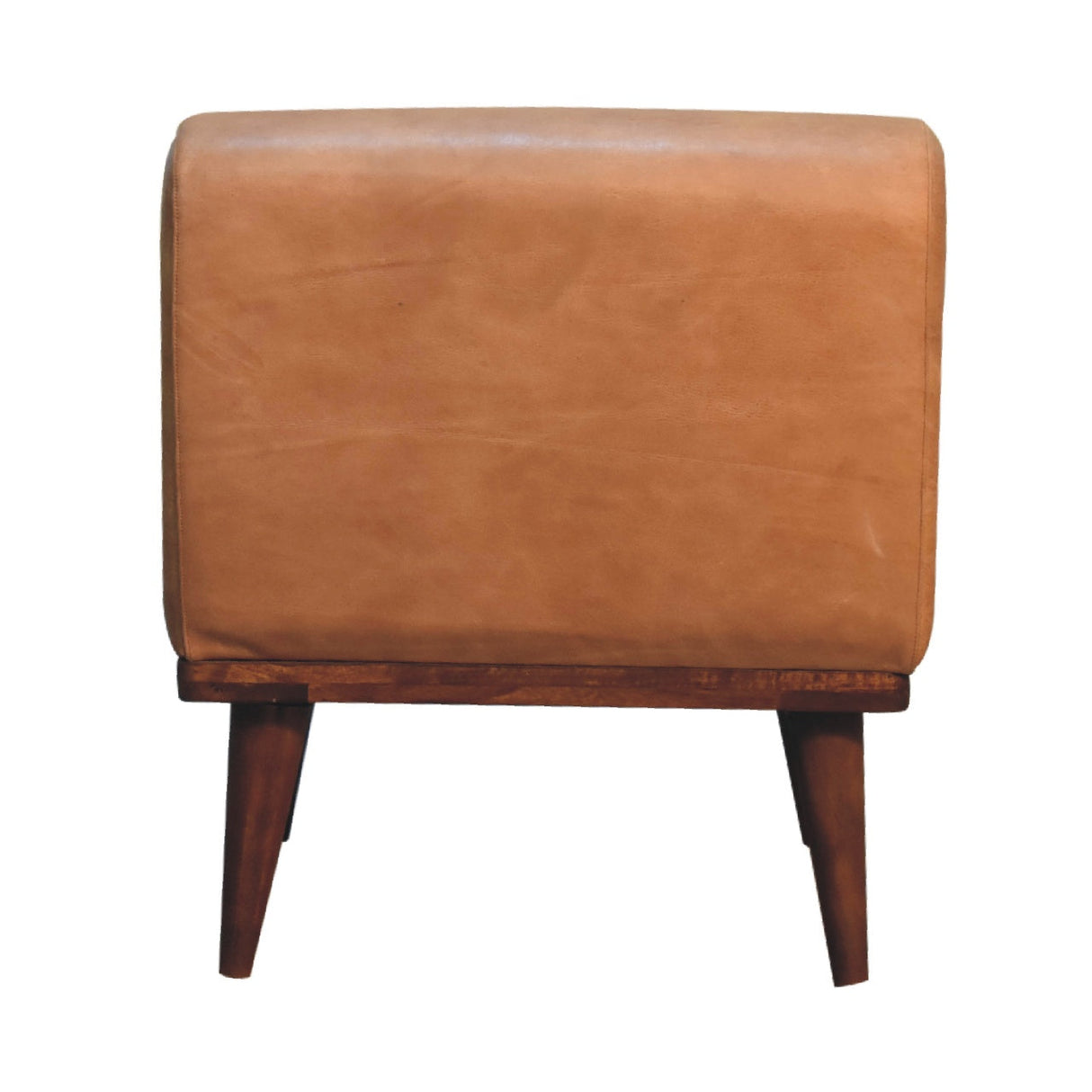 Tan Buffalo Backrest Footstool NOVEX FURNITURES