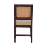 Cream Boucle Rattan Chair NOVEX FURNITURES
