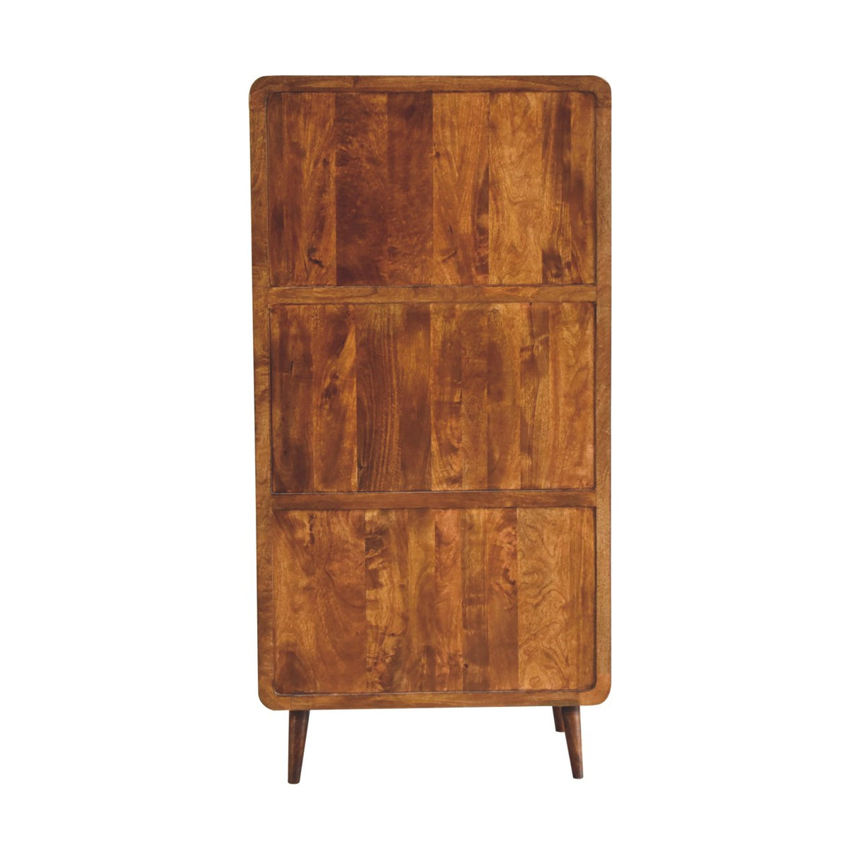 Curved Chestnut Wardrobe NOVEX FURNITURES