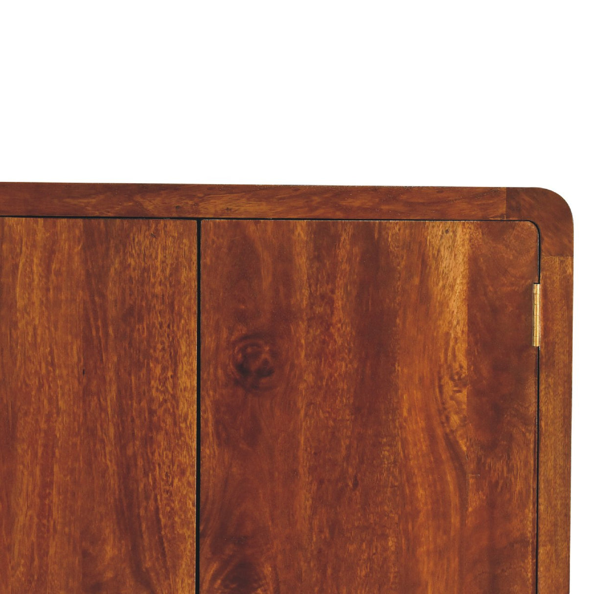 Curved Chestnut Wardrobe NOVEX FURNITURES