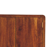 Curved Chestnut Wardrobe NOVEX FURNITURES