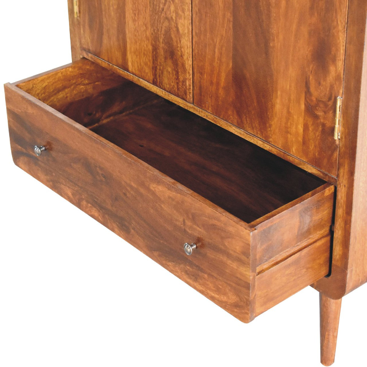 Curved Chestnut Wardrobe NOVEX FURNITURES