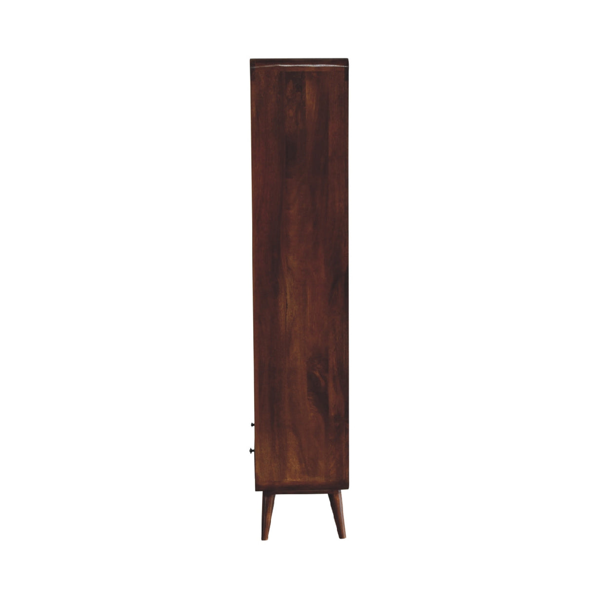 Curved Chestnut Bookcase NOVEX FURNITURES