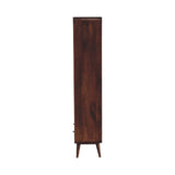 Curved Chestnut Bookcase NOVEX FURNITURES