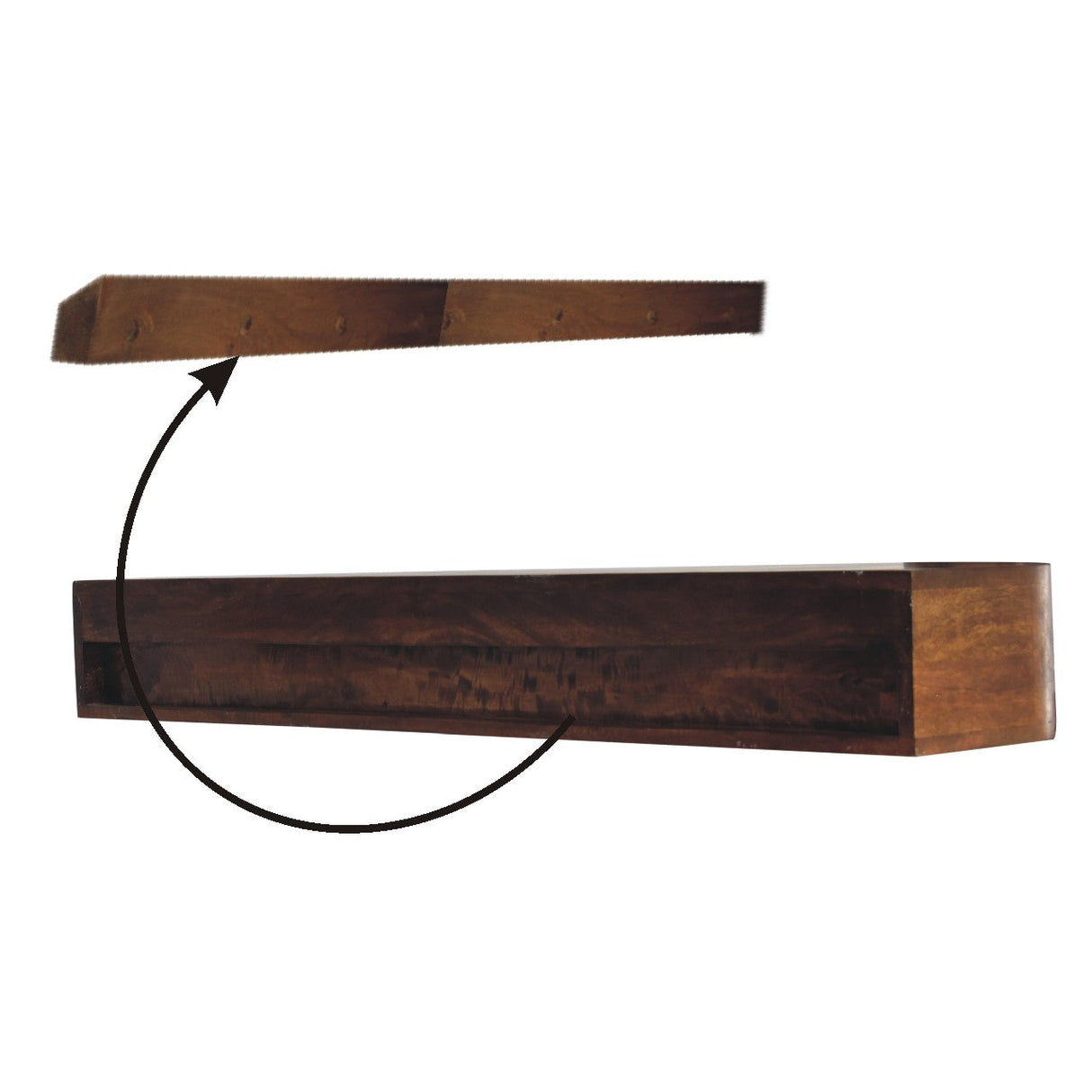 Lunar 2 Drawer Floating Console NOVEX FURNITURES