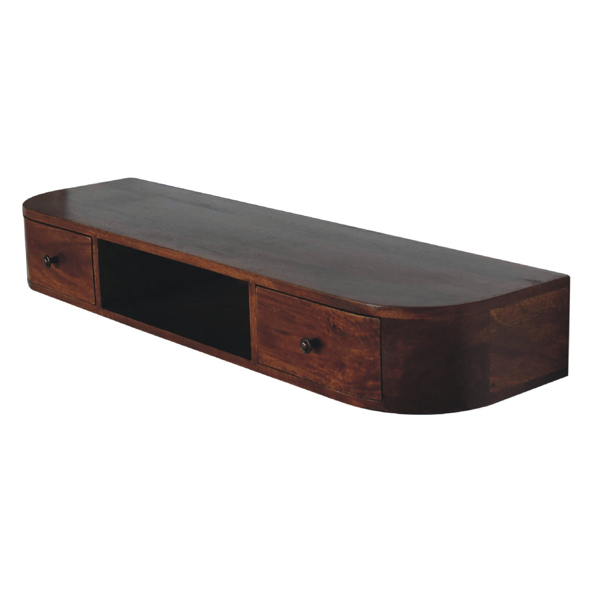 Lunar 2 Drawer Floating Console NOVEX FURNITURES
