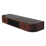 Lunar 2 Drawer Floating Console NOVEX FURNITURES