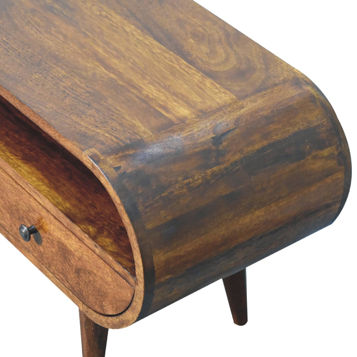 Chestnut Circular TV Stand NOVEX FURNITURES
