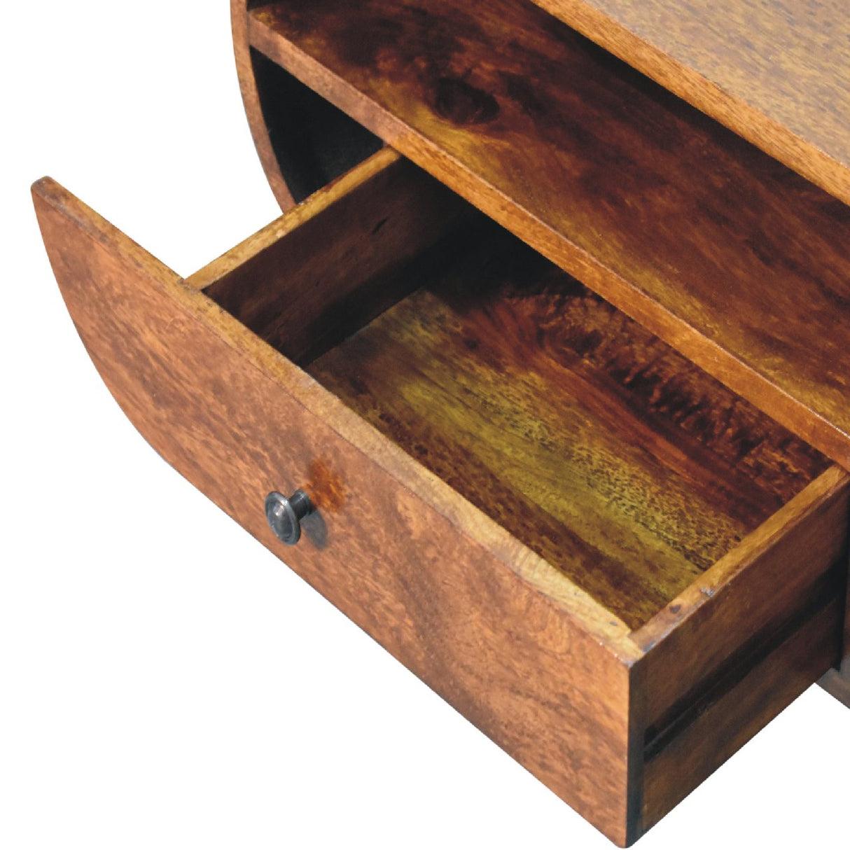 Chestnut Circular TV Stand NOVEX FURNITURES