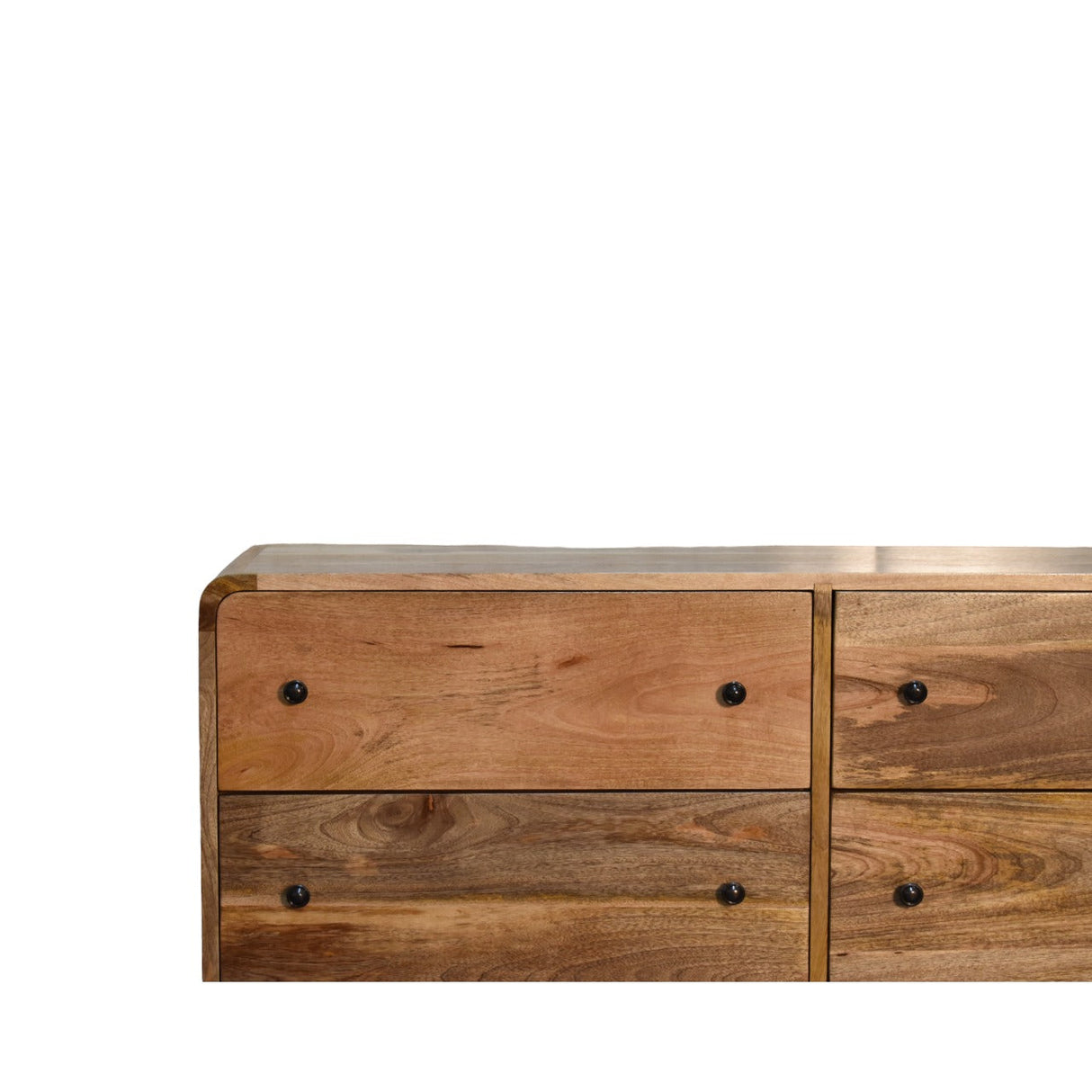 Large Curved Oak-ish Chest NOVEX FURNITURES