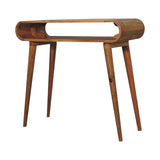 Amaya Chestnut Nordic Style Console Table NOVEX FURNITURES