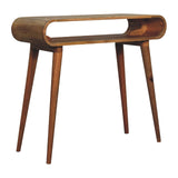 Amaya Chestnut Nordic Style Console Table NOVEX FURNITURES