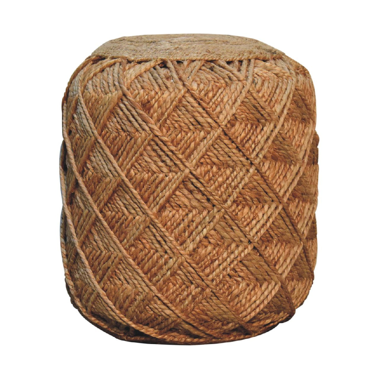 Jute Fibre Footstool - Large NOVEX FURNITURES